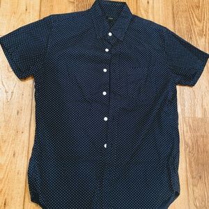 J Crew Navy Button Down Size S